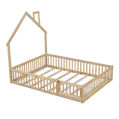 House Platform Bed With Guardrail - The Sleep Loft - Online Mattress Showroom NYC