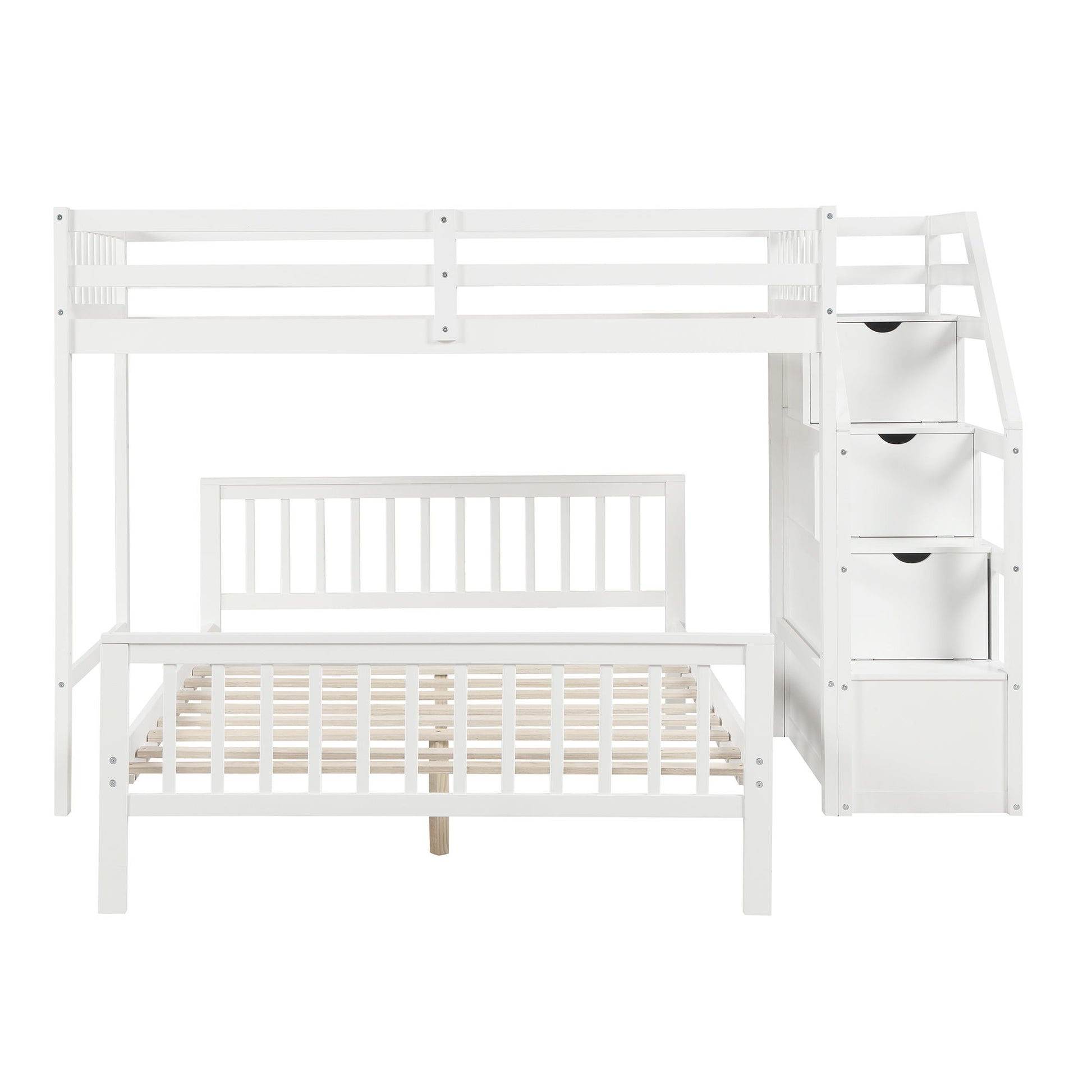 Loft Bed With Staircase And Storage - The Sleep Loft - Online Mattress Showroom NYC