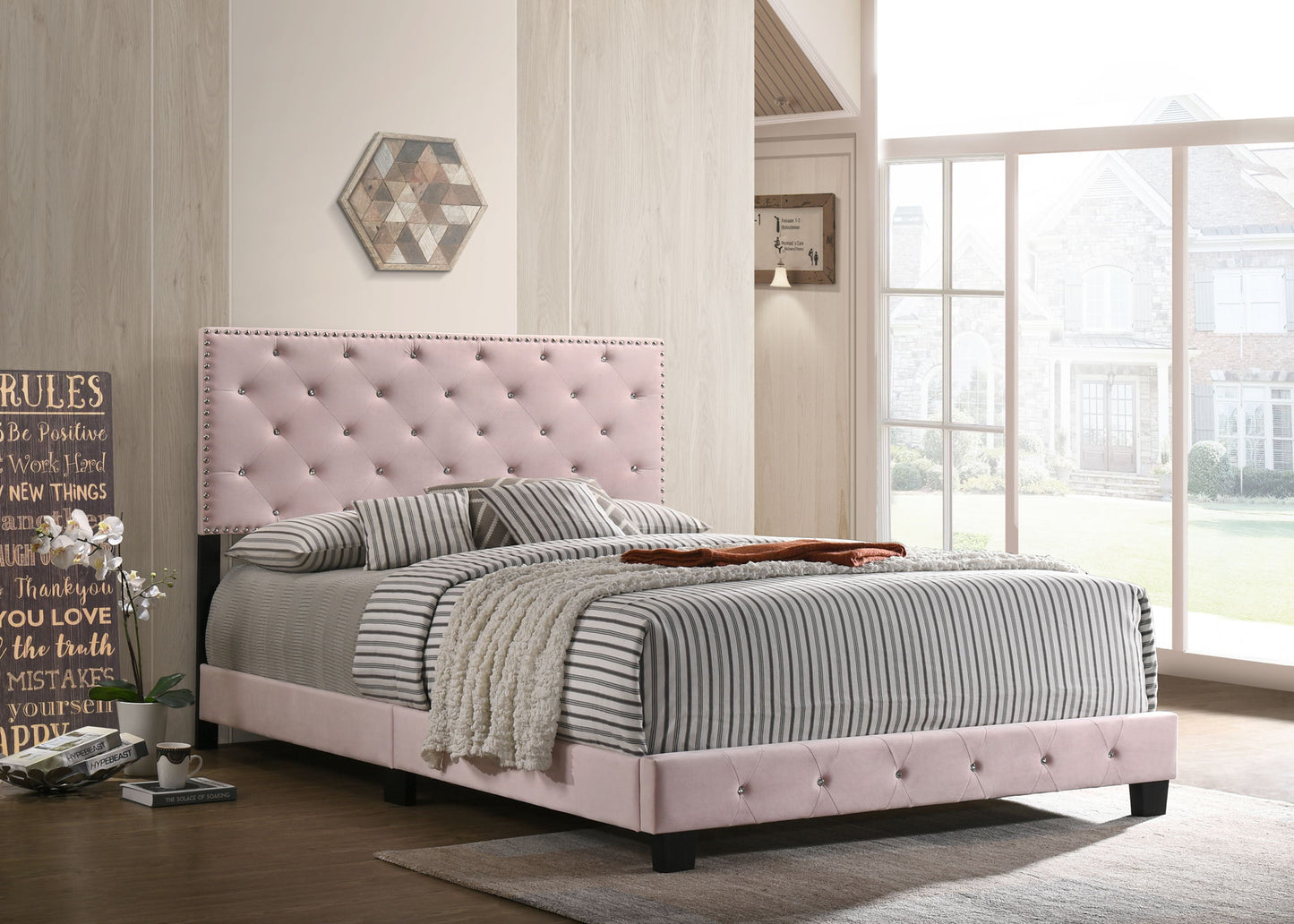 Luxurious Upholstered Bed - The Sleep Loft - Online Mattress Showroom NYC