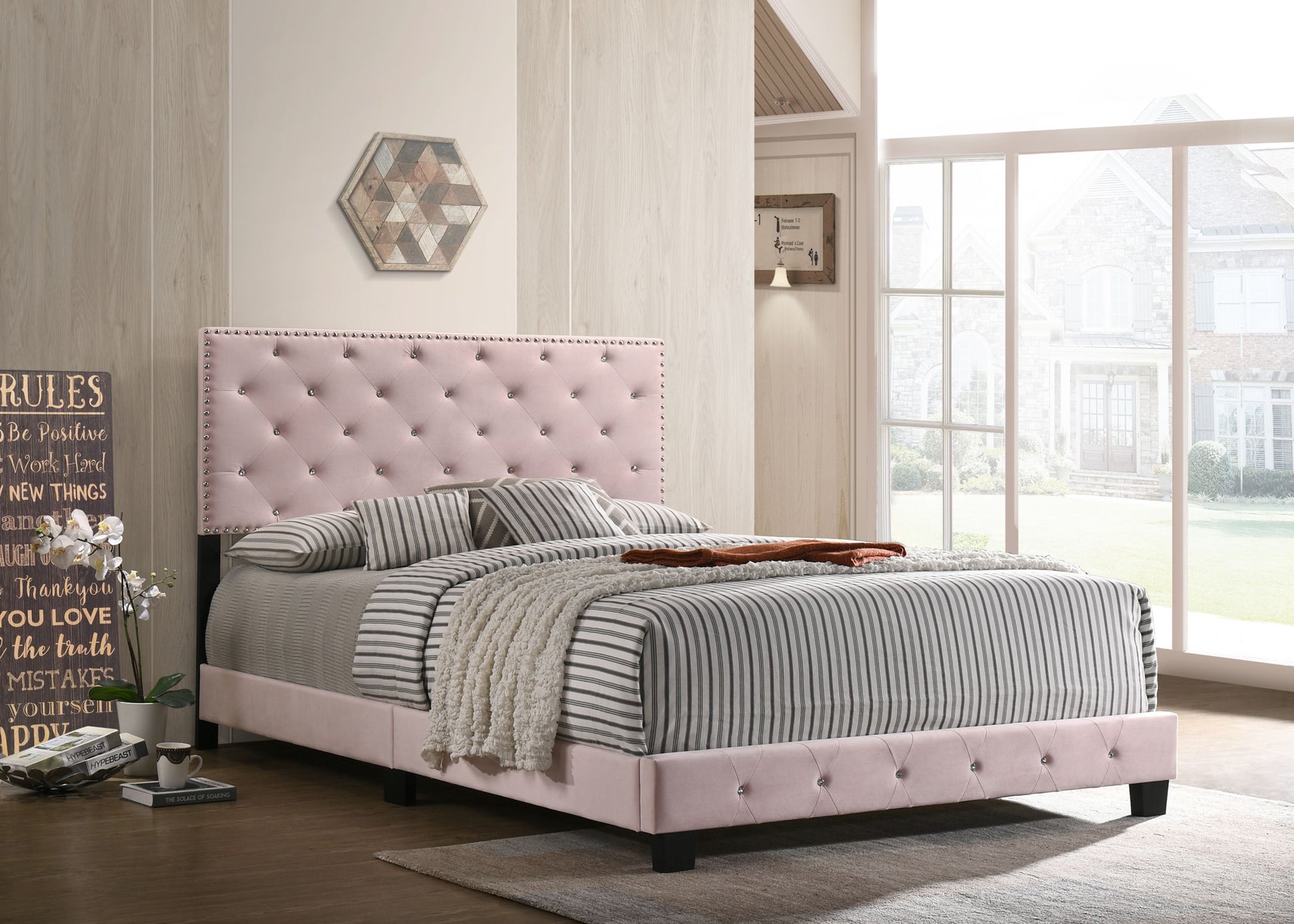 Luxurious Upholstered Bed - The Sleep Loft - Online Mattress Showroom NYC