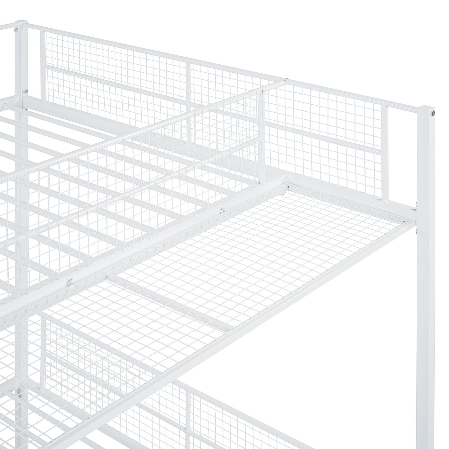 Bunk Bed With 5 Tier Shelves - The Sleep Loft - Online Mattress Showroom NYC