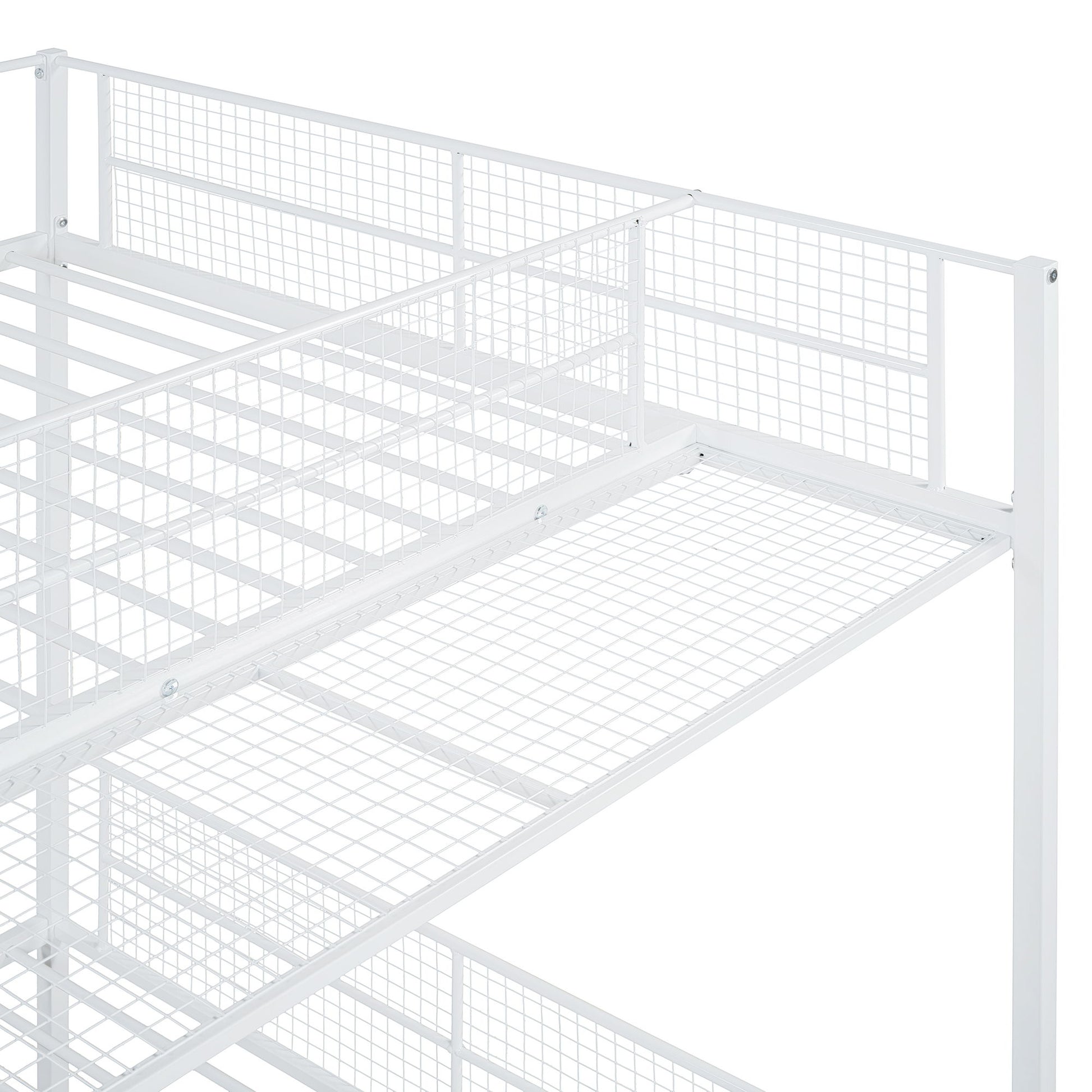 Bunk Bed With 5 Tier Shelves - The Sleep Loft - Online Mattress Showroom NYC