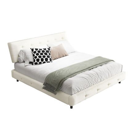 Tufted Headboard With Extra-Large Ultra-Soft Cloud Pillow Design - The Sleep Loft - Online Mattress Showroom NYC
