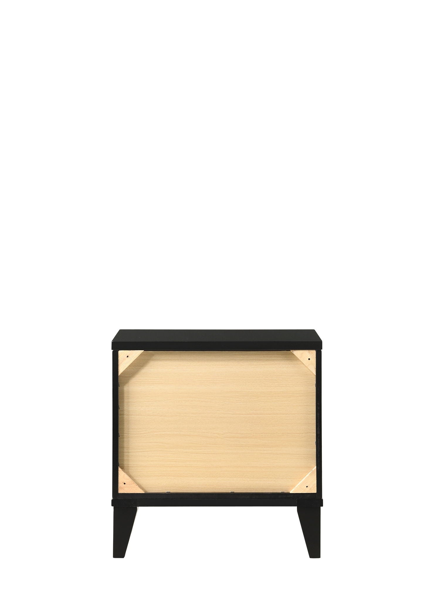 Chelsie - Nightstand - Black - The Sleep Loft - Online Mattress Showroom NYC