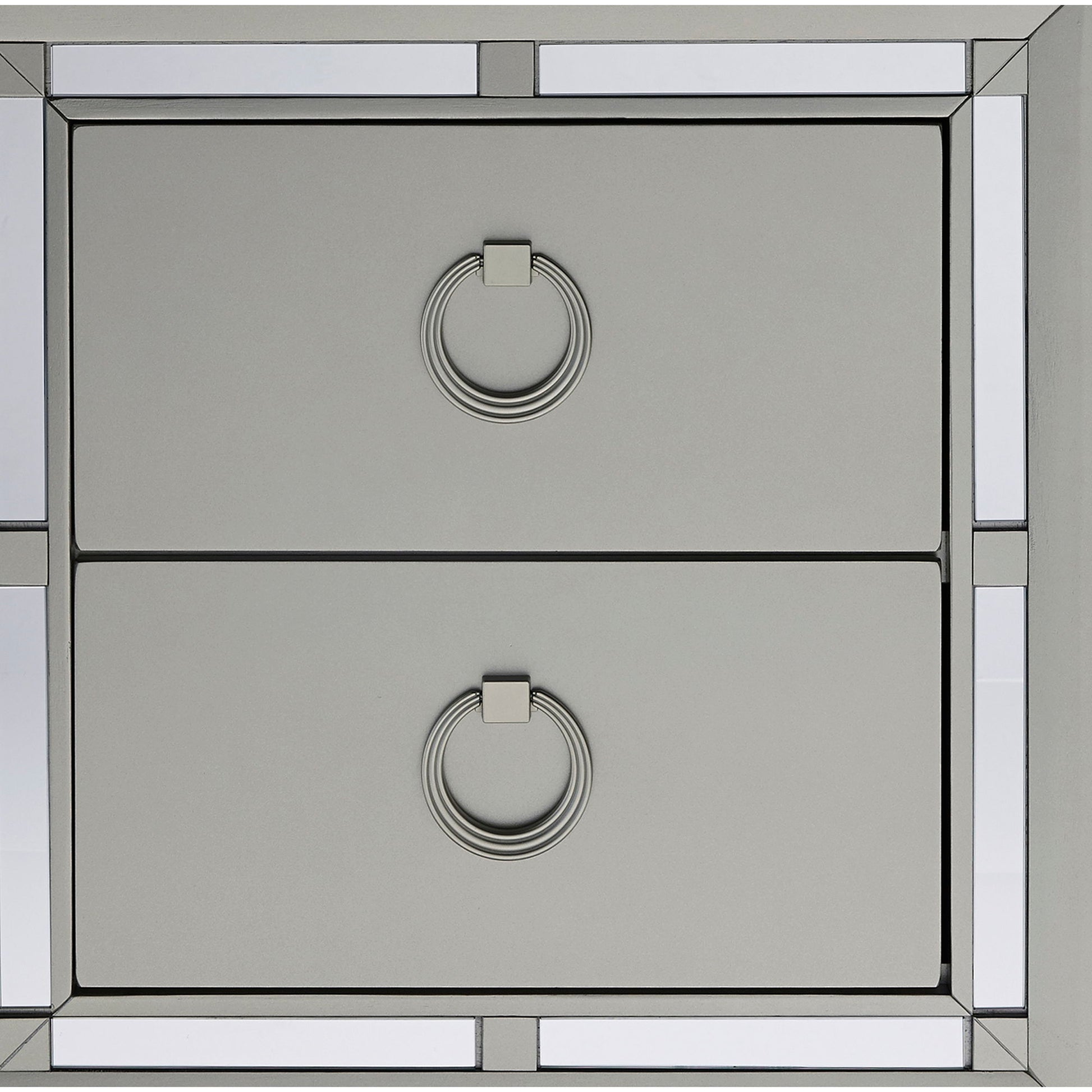 Chloe - Nightstand - Gemstone Silver - The Sleep Loft - Online Mattress Showroom NYC