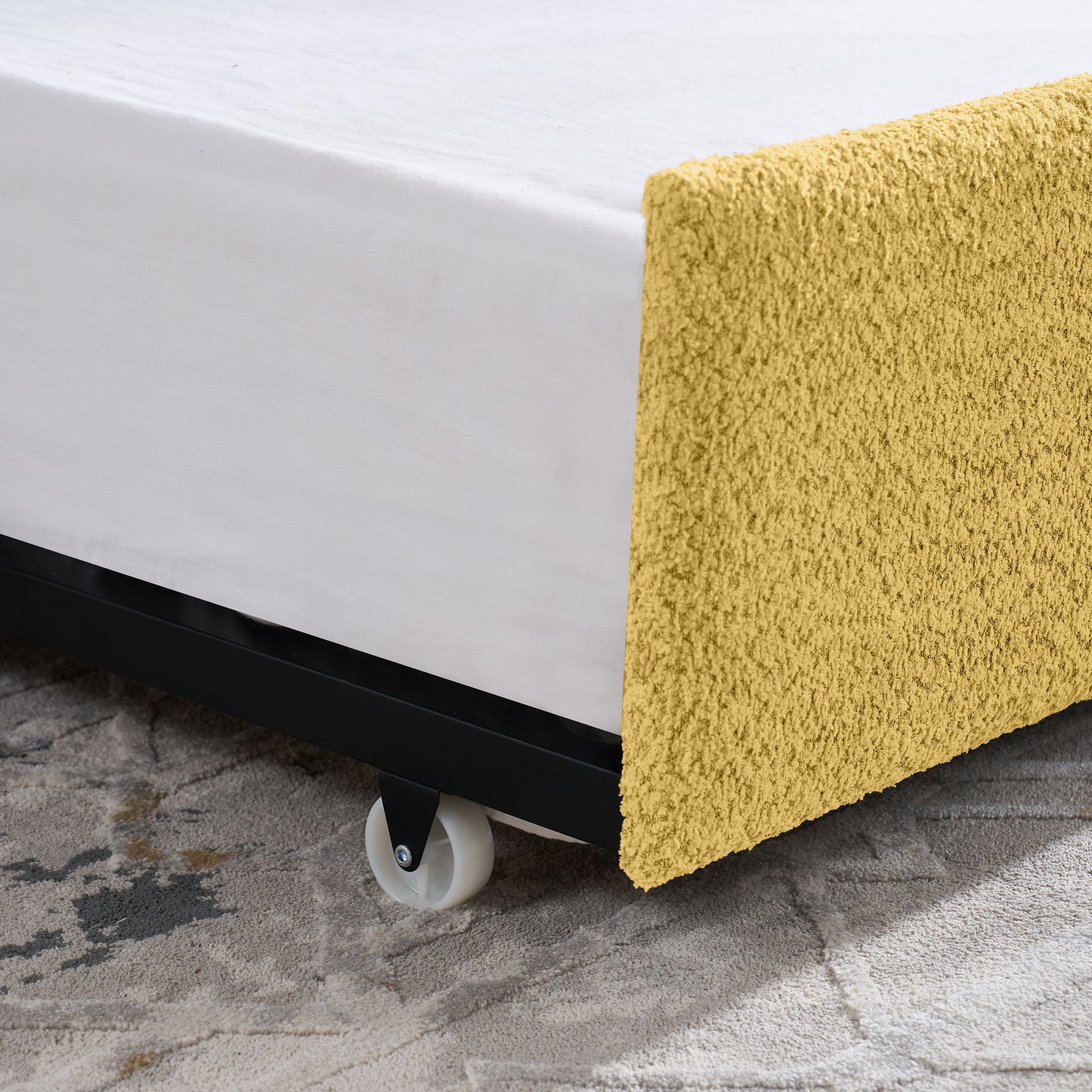 Upholstered Daybed With Pop Up Trundle - The Sleep Loft - Online Mattress Showroom NYC