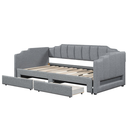 Extendable Daybed With LED Light And 2 Storage Drawers - The Sleep Loft - Online Mattress Showroom NYC