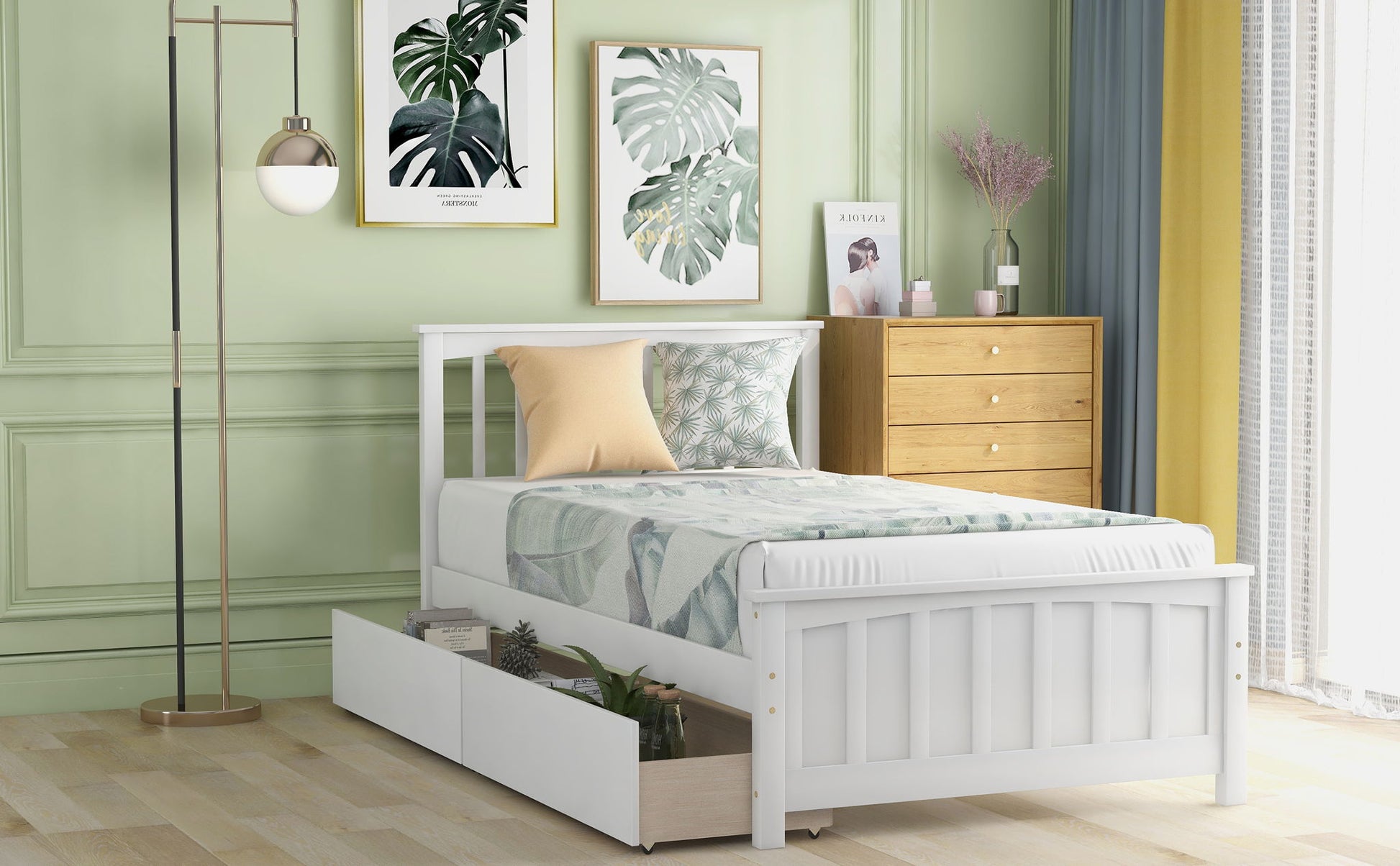 Platform Bed With Two Drawers - The Sleep Loft - Online Mattress Showroom NYC