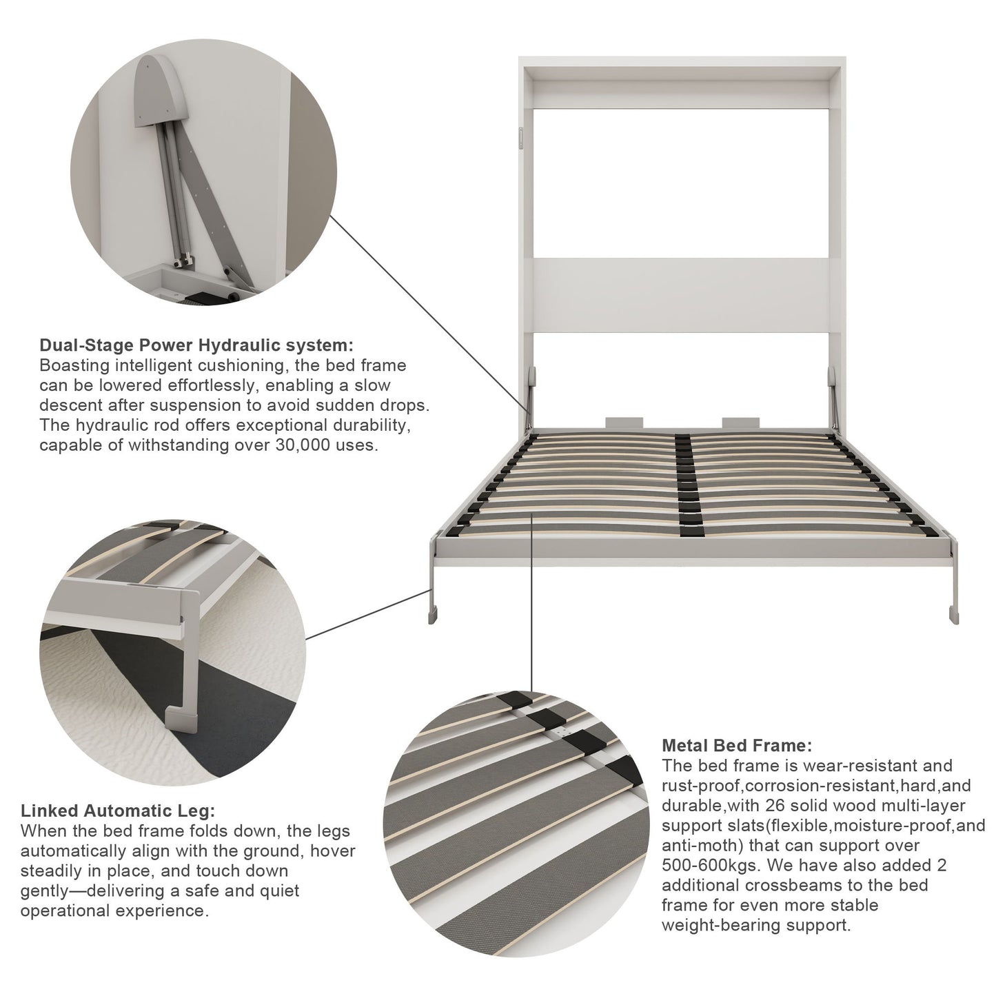 Folding Vertical Murphy Wall Bed - The Sleep Loft - Online Mattress Showroom NYC
