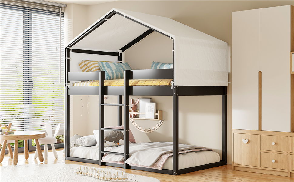 Bunk Bed With Tent - The Sleep Loft - Online Mattress Showroom NYC