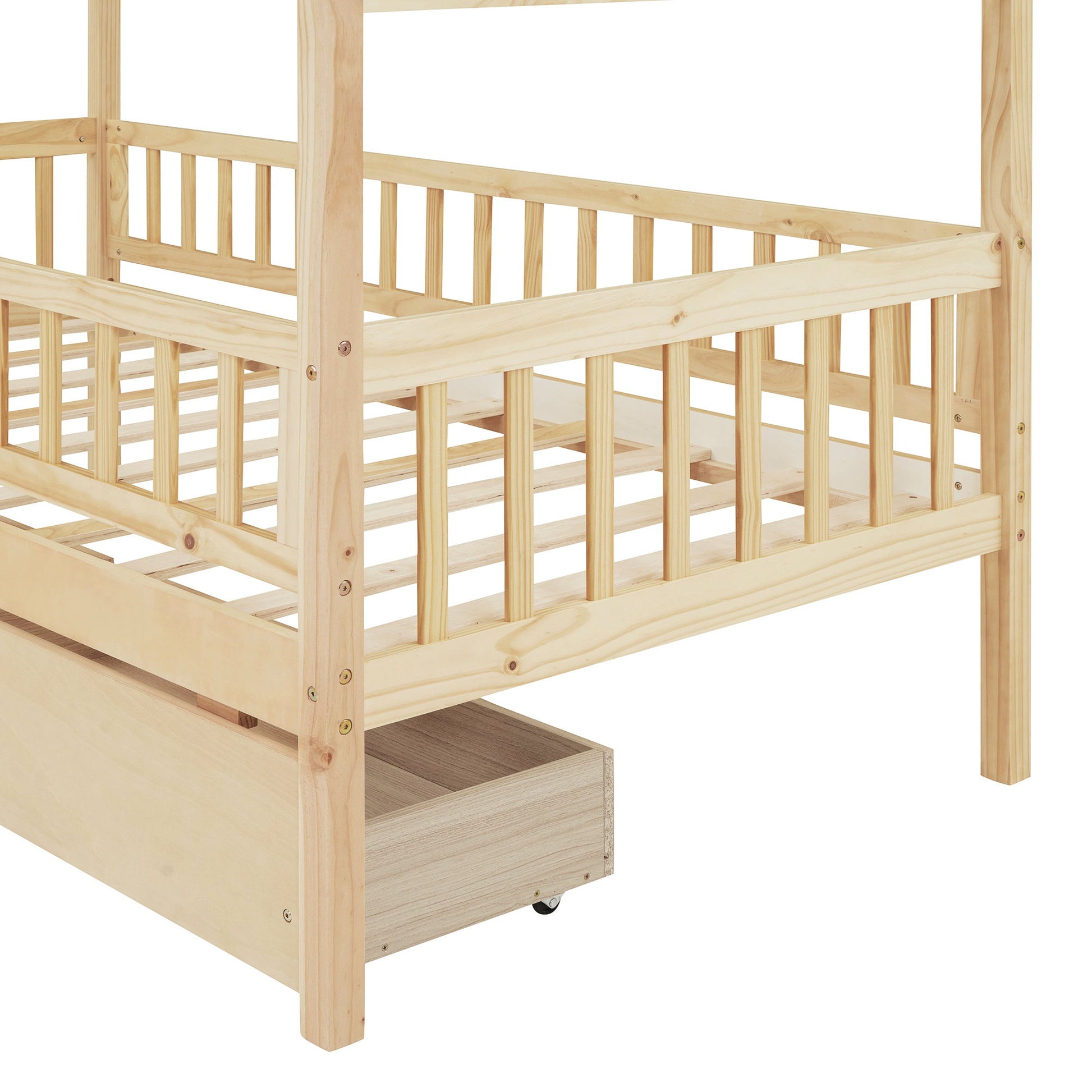 House Bed With 2 Drawers - The Sleep Loft - Online Mattress Showroom NYC