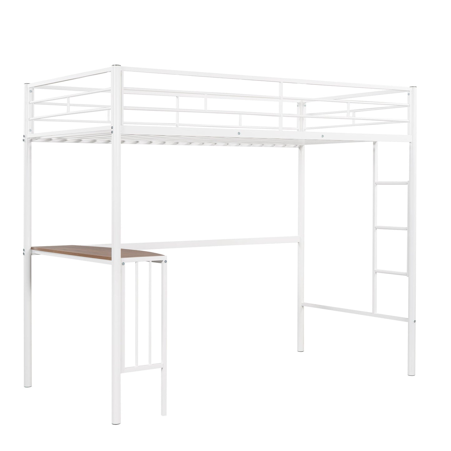Bunk Bed With Desk, Ladder And Quality Slats For Bedroom - The Sleep Loft - Online Mattress Showroom NYC