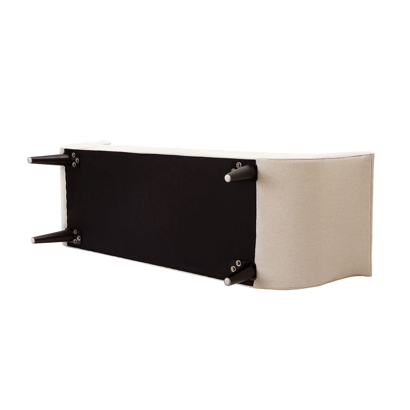 Alma - Tufted Flared Arm Entryway Bench - The Sleep Loft - Online Mattress Showroom NYC