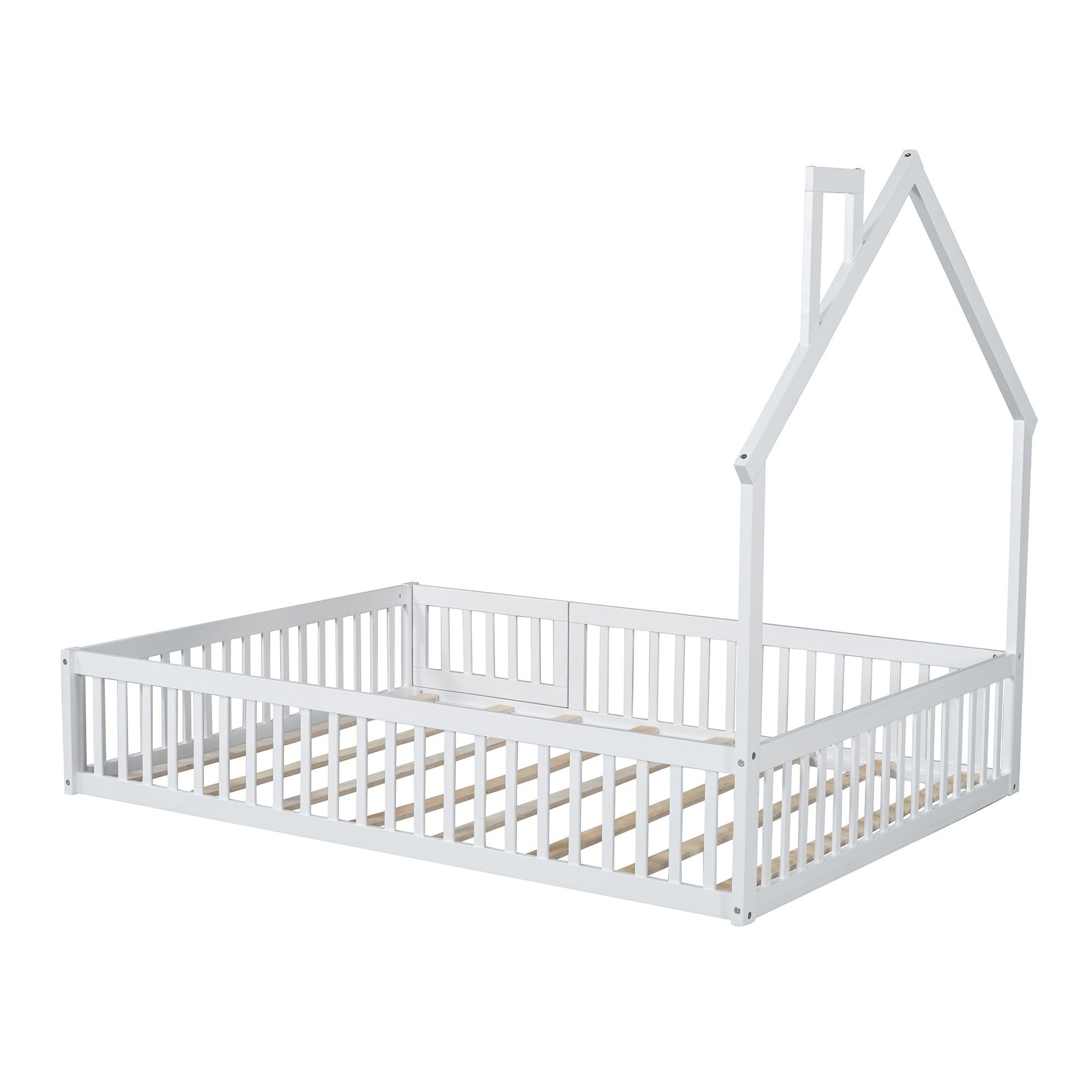 House Platform Bed With Guardrail - The Sleep Loft - Online Mattress Showroom NYC