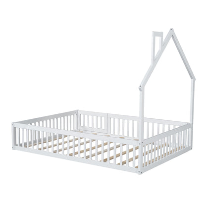 House Platform Bed With Guardrail - The Sleep Loft - Online Mattress Showroom NYC