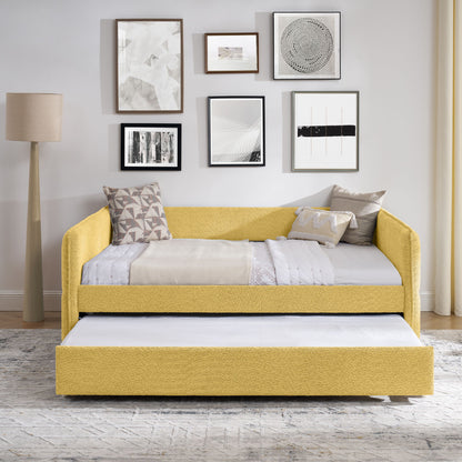 Upholstered Daybed With Pop Up Trundle - The Sleep Loft - Online Mattress Showroom NYC