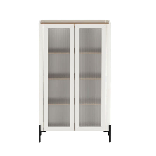 Abbey - Bookcase Cabinet With 4 Adjustable Shelves - The Sleep Loft - Online Mattress Showroom NYC