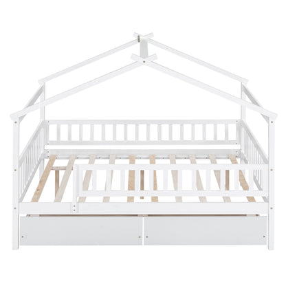 House Bed With 2 Drawers - The Sleep Loft - Online Mattress Showroom NYC