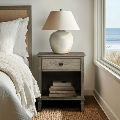 Victoria - Nightstand With Open Storage - The Sleep Loft - Online Mattress Showroom NYC