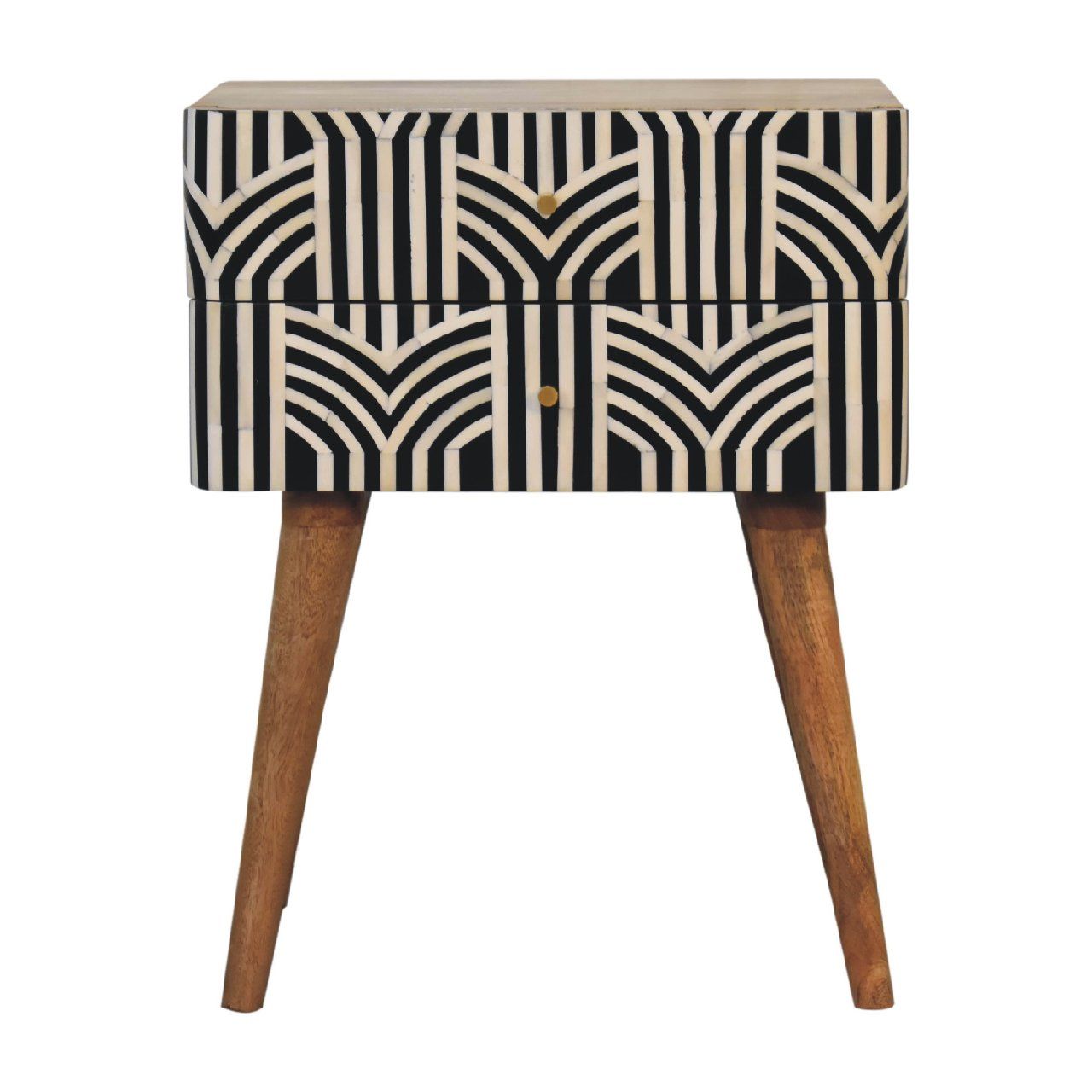 Edessa Bone Inlay Bedside - The Sleep Loft - Online Mattress Showroom NYC
