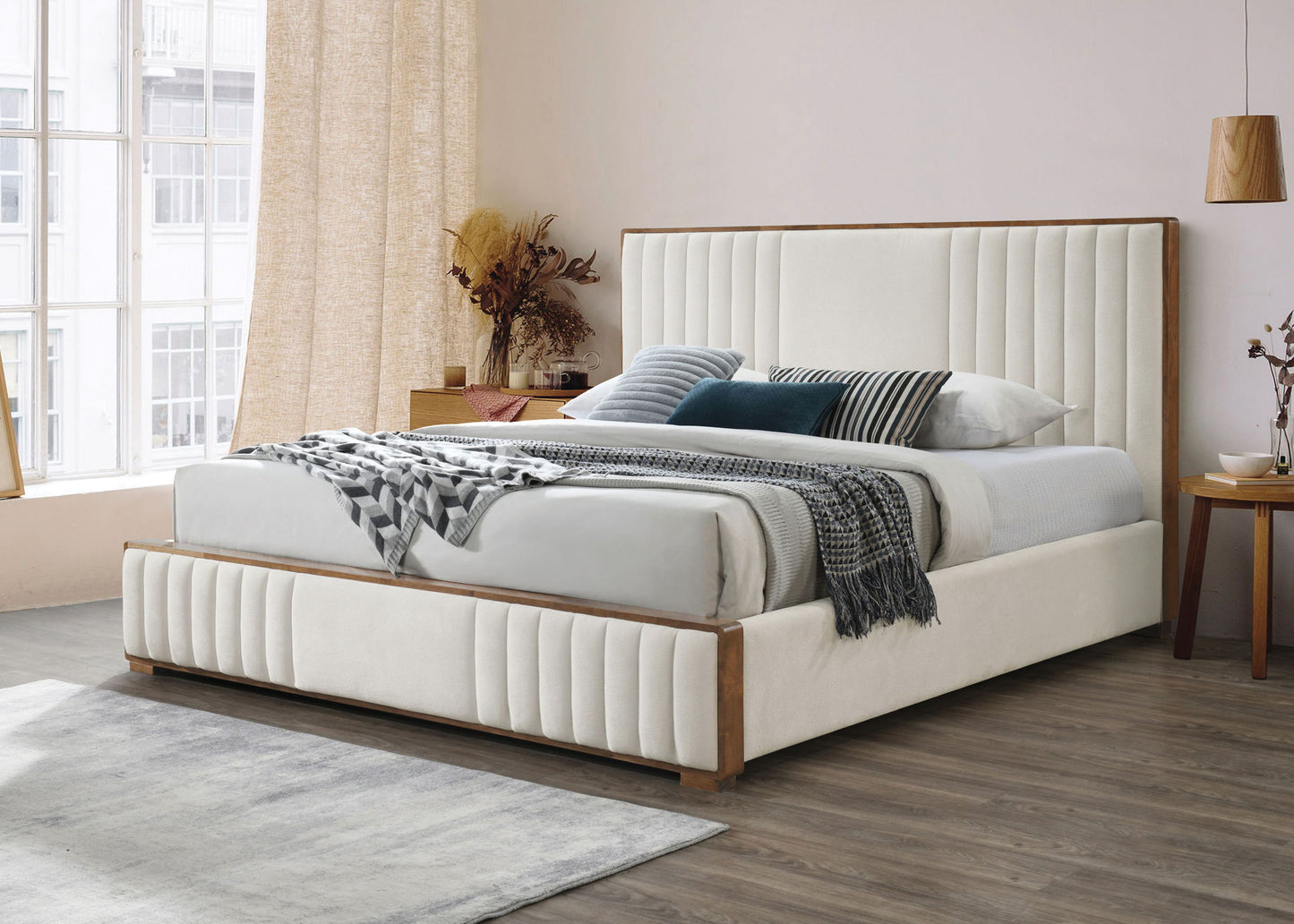 Kaleea - Queen Bed - Beige - The Sleep Loft - Online Mattress Showroom NYC