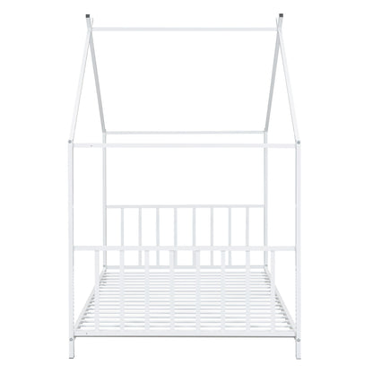 Metal House Platform Bed With Modern Design And Durable Frame - The Sleep Loft - Online Mattress Showroom NYC