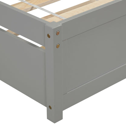 Platform Bed Wood Bed Frame With Trundle - The Sleep Loft - Online Mattress Showroom NYC
