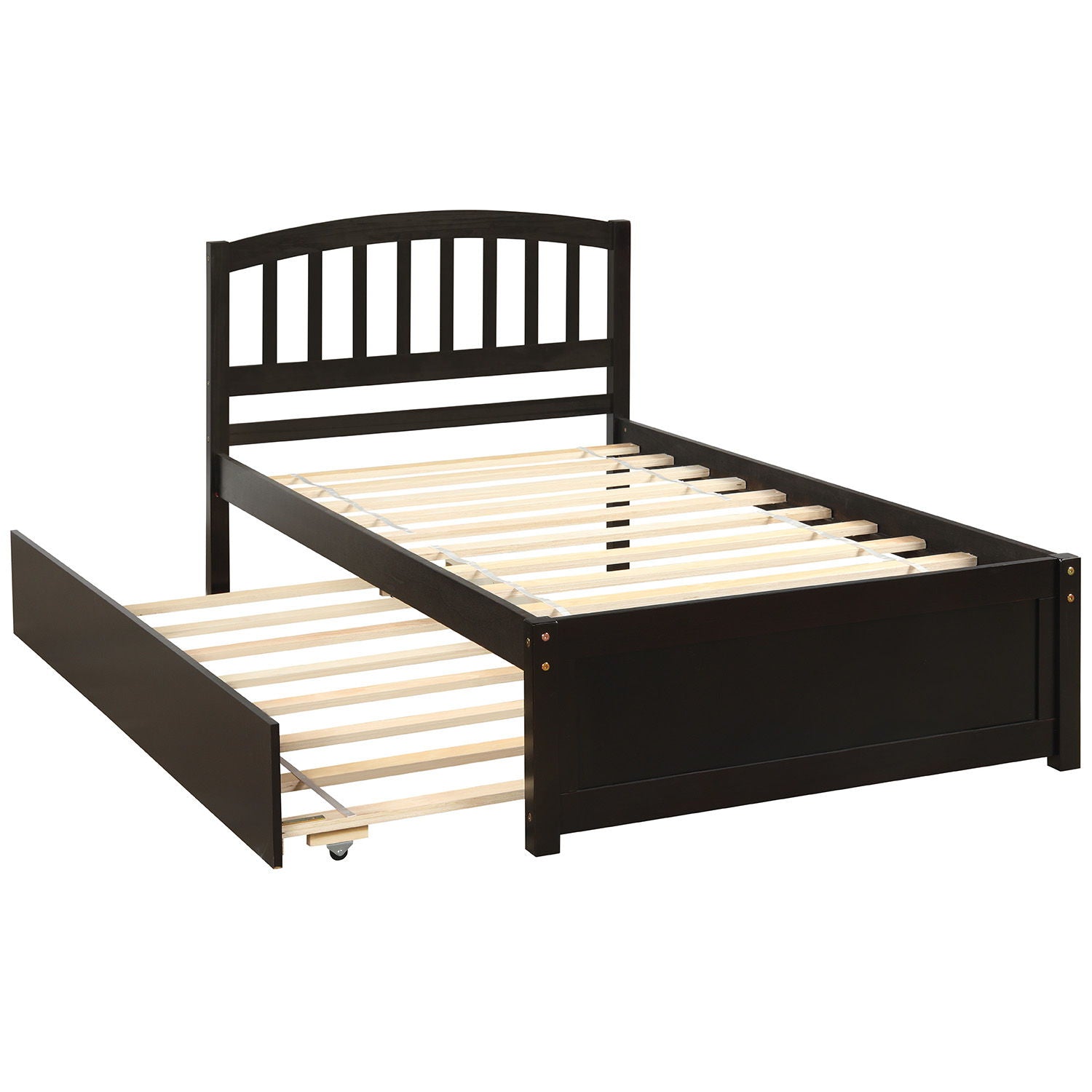 Platform Bed Wood Bed Frame With Trundle - The Sleep Loft - Online Mattress Showroom NYC