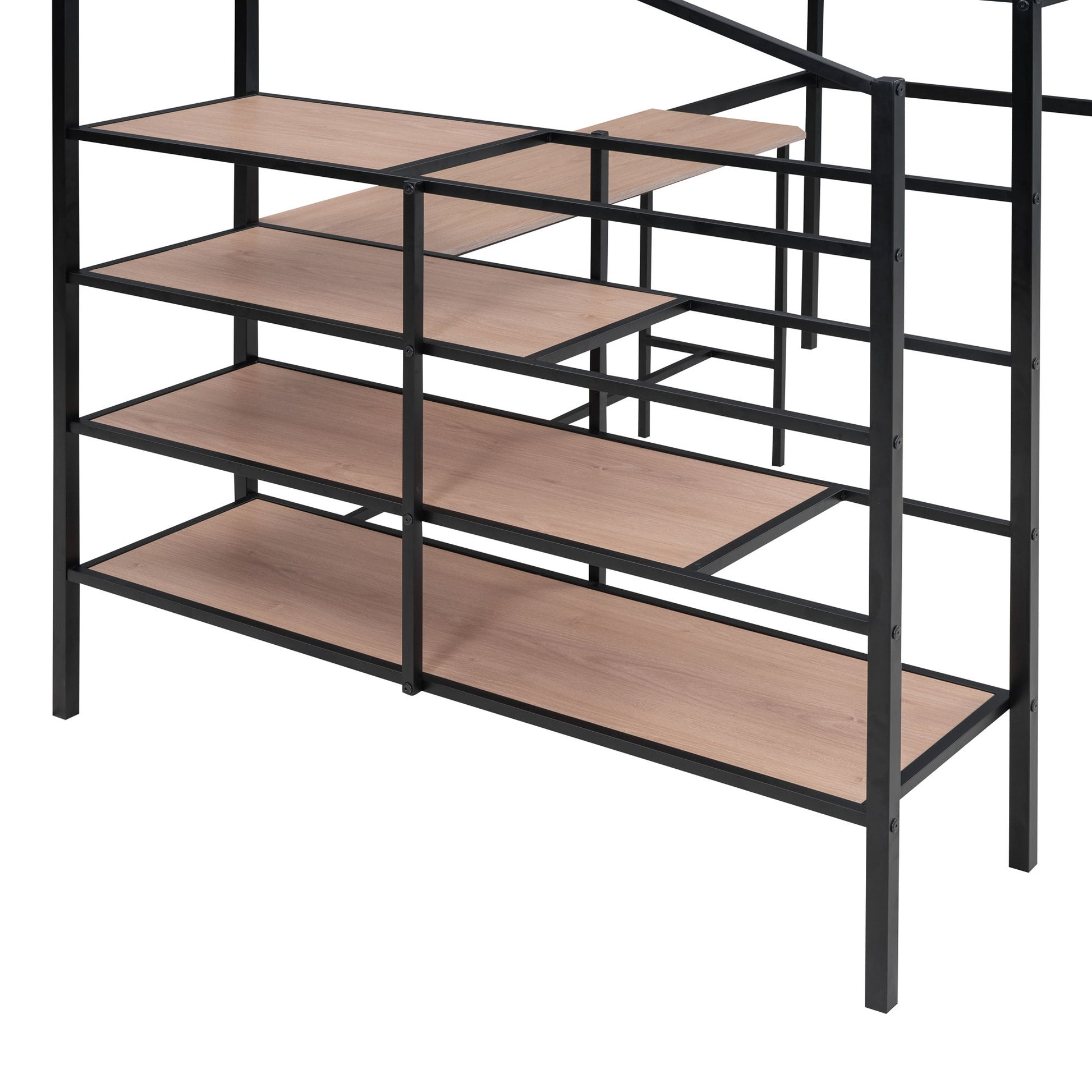 Loft Bed With Desk And Lateral Storage Ladder - The Sleep Loft - Online Mattress Showroom NYC