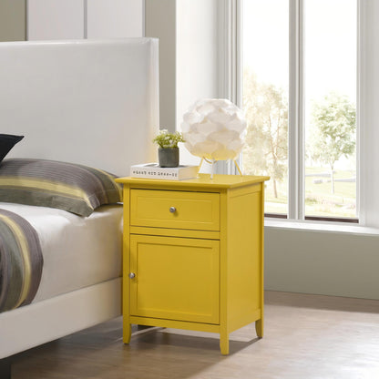1 Drawer / 1 Door Nightstand - The Sleep Loft - Online Mattress Showroom NYC