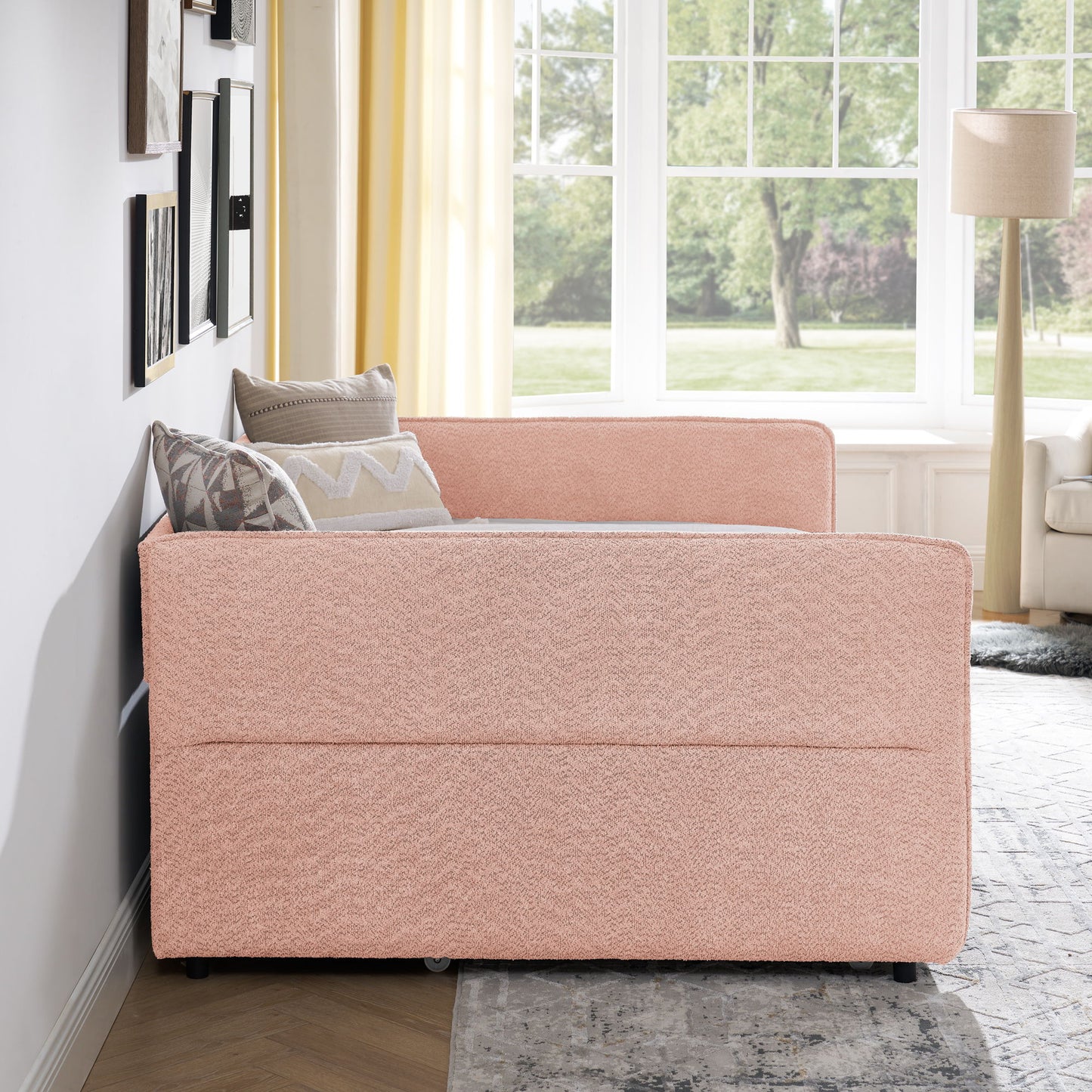 Upholstered Daybed With Pop Up Trundle - The Sleep Loft - Online Mattress Showroom NYC