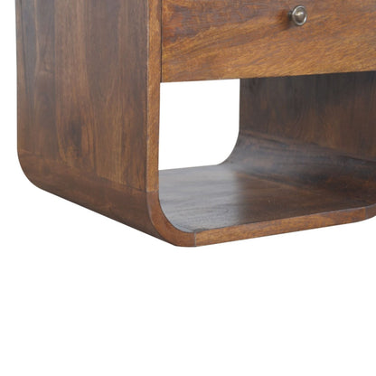 Curve Drawer Nightstand - The Sleep Loft - Online Mattress Showroom NYC