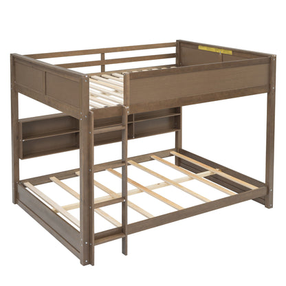 Bunk Bed With Storage Cabinets And USB Ports - The Sleep Loft - Online Mattress Showroom NYC