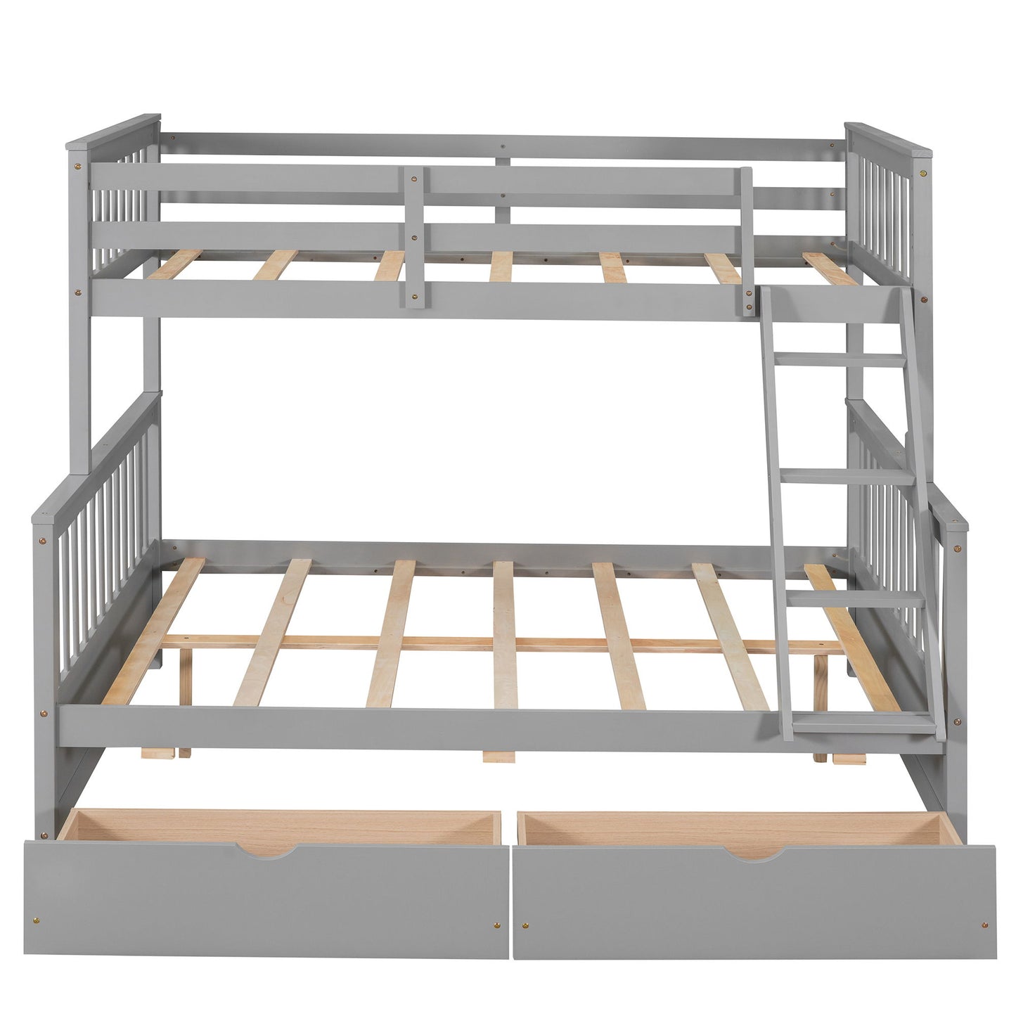 Bunk Bed With Ladders And 2 Storage Drawers - The Sleep Loft - Online Mattress Showroom NYC