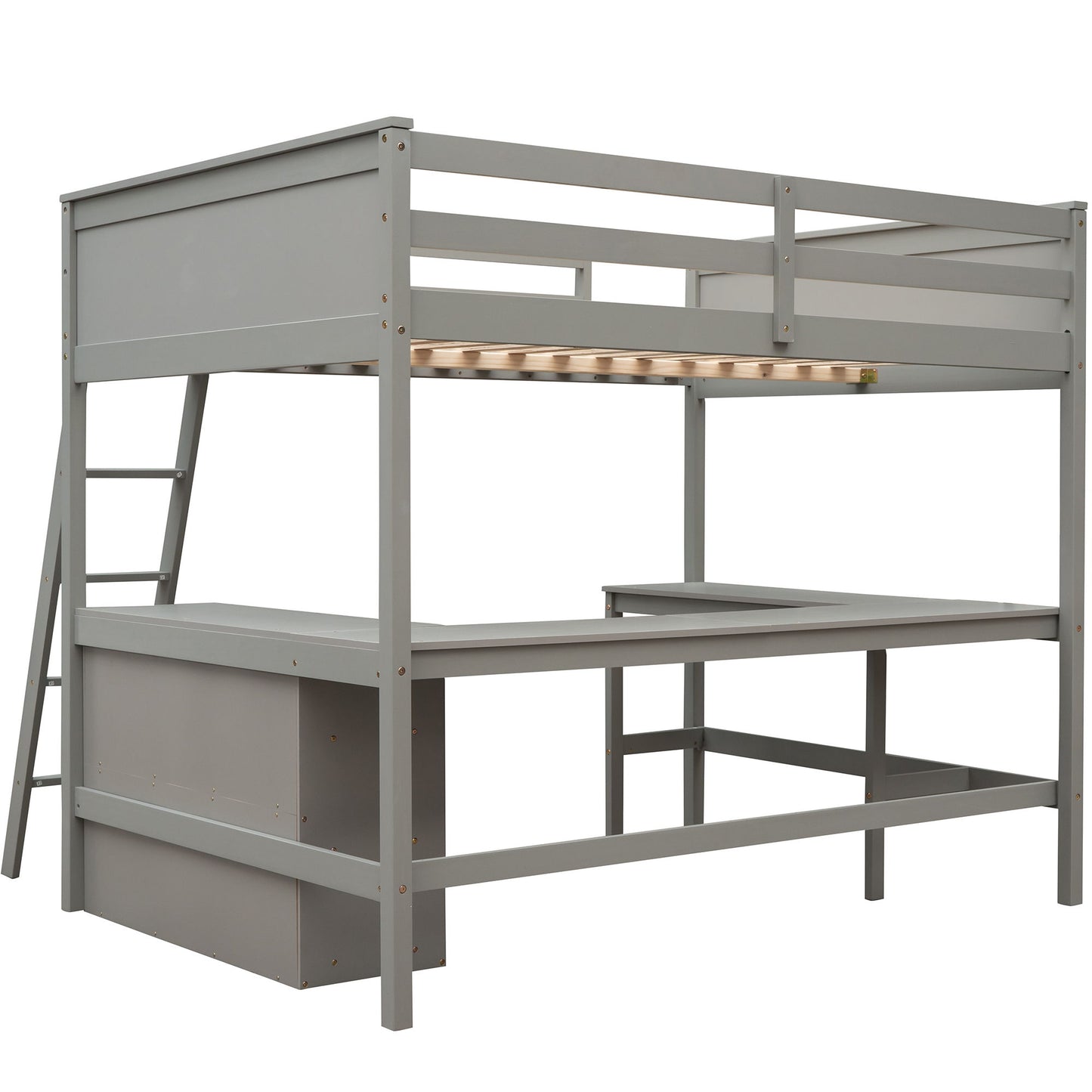Loft Bed With Shelves With Desk - The Sleep Loft - Online Mattress Showroom NYC