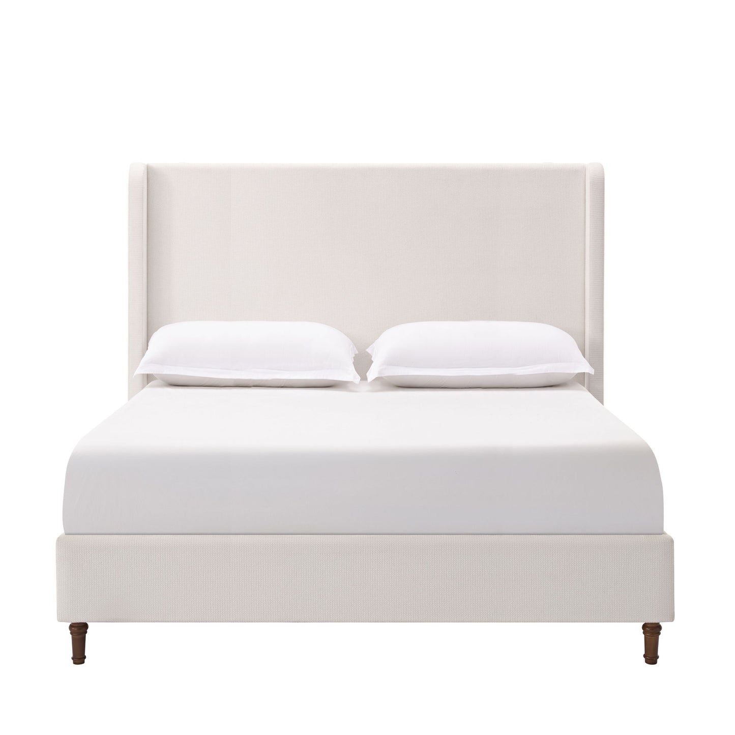 Harper - Tall Headboard Upholstered Bed / High Headboard / Elegant Simplicity / No Box Spring Needed - The Sleep Loft - Online Mattress Showroom NYC