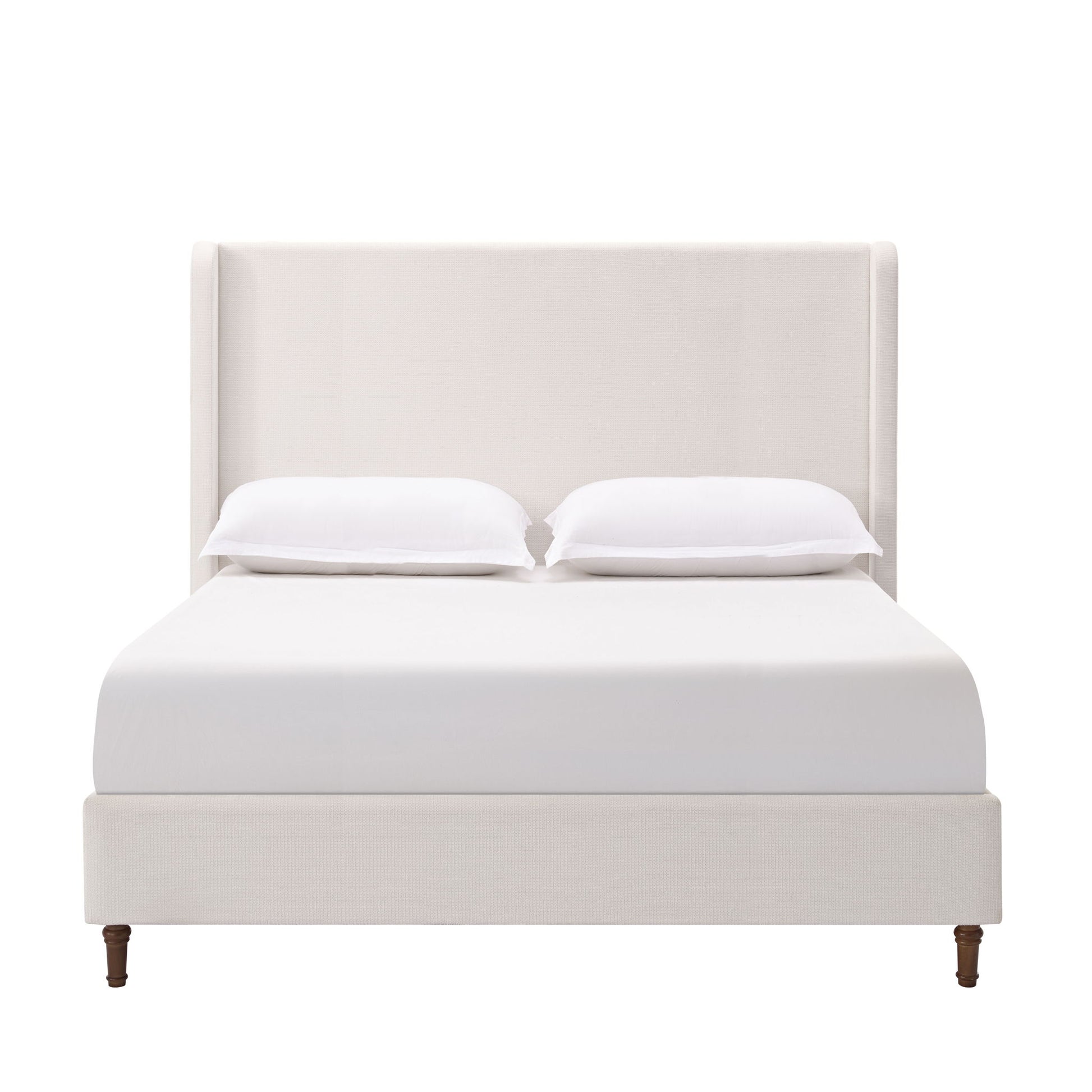Harper - Tall Headboard Upholstered Bed / High Headboard / Elegant Simplicity / No Box Spring Needed - The Sleep Loft - Online Mattress Showroom NYC