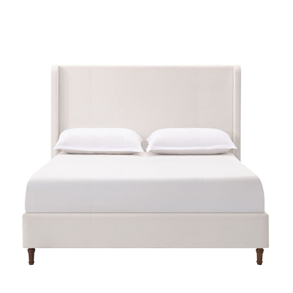Harper - Tall Headboard Upholstered Bed / High Headboard / Elegant Simplicity / No Box Spring Needed - The Sleep Loft - Online Mattress Showroom NYC