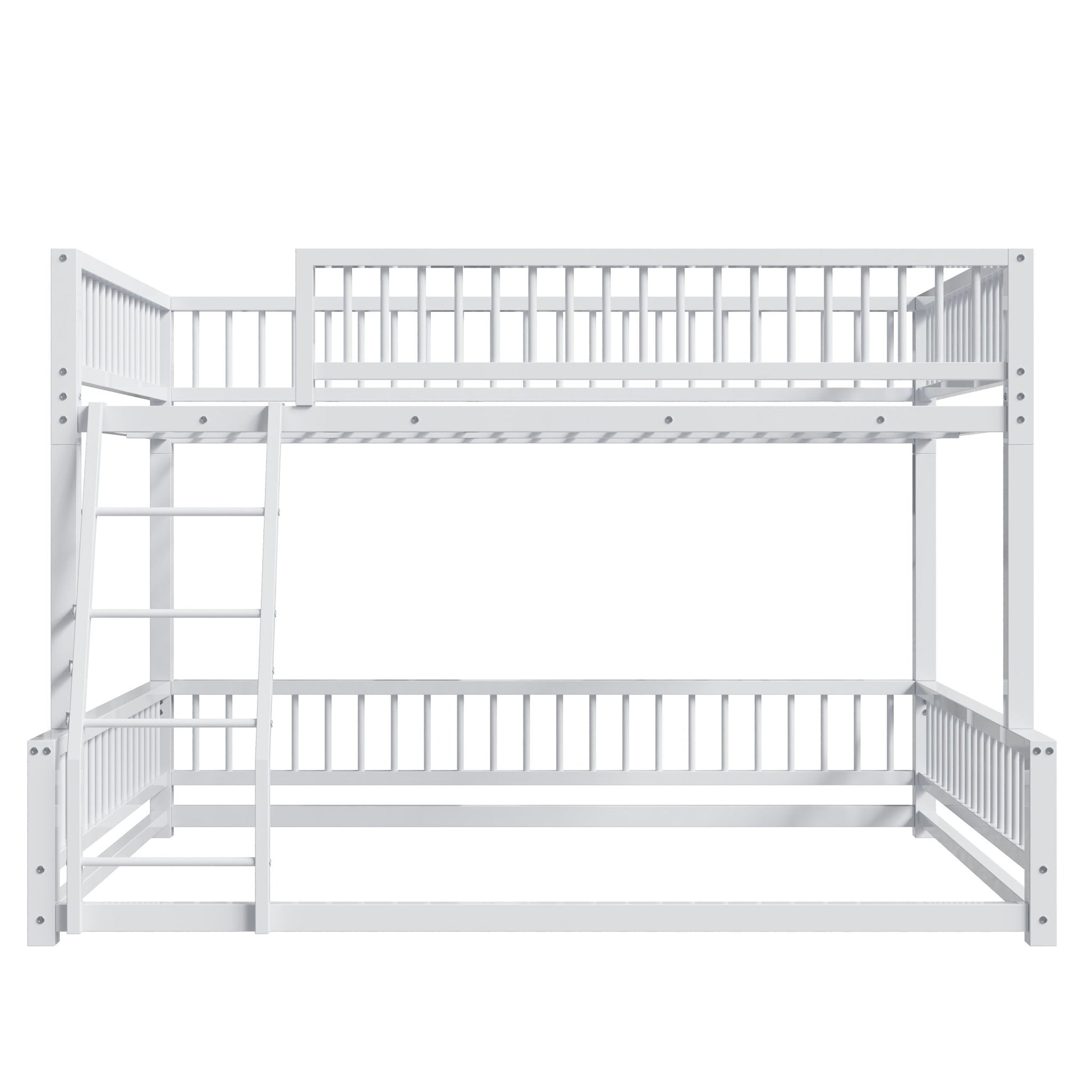 Bunk Bed Frame With Ladder And Safety Guardrails - The Sleep Loft - Online Mattress Showroom NYC
