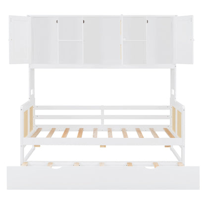 Daybed And All In One Cabinet And Shelf - The Sleep Loft - Online Mattress Showroom NYC