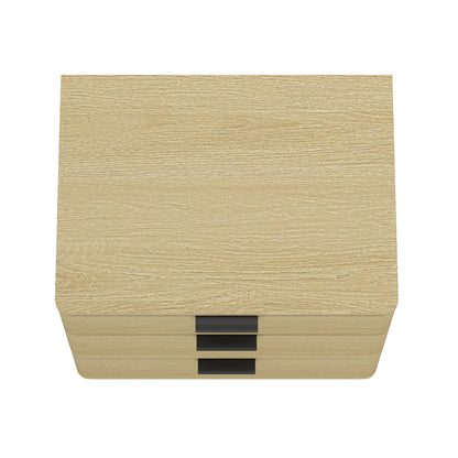 Payton - Nightstand & 3 Drawers - Oak - The Sleep Loft - Online Mattress Showroom NYC