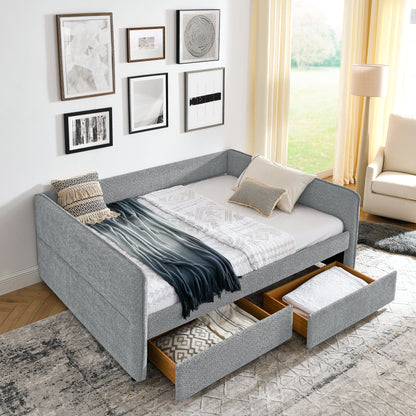 Upholstered Daybed & 2 Drawers - The Sleep Loft - Online Mattress Showroom NYC