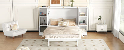 Murphy Bed With Shelves, Drawers And USB Ports - The Sleep Loft - Online Mattress Showroom NYC