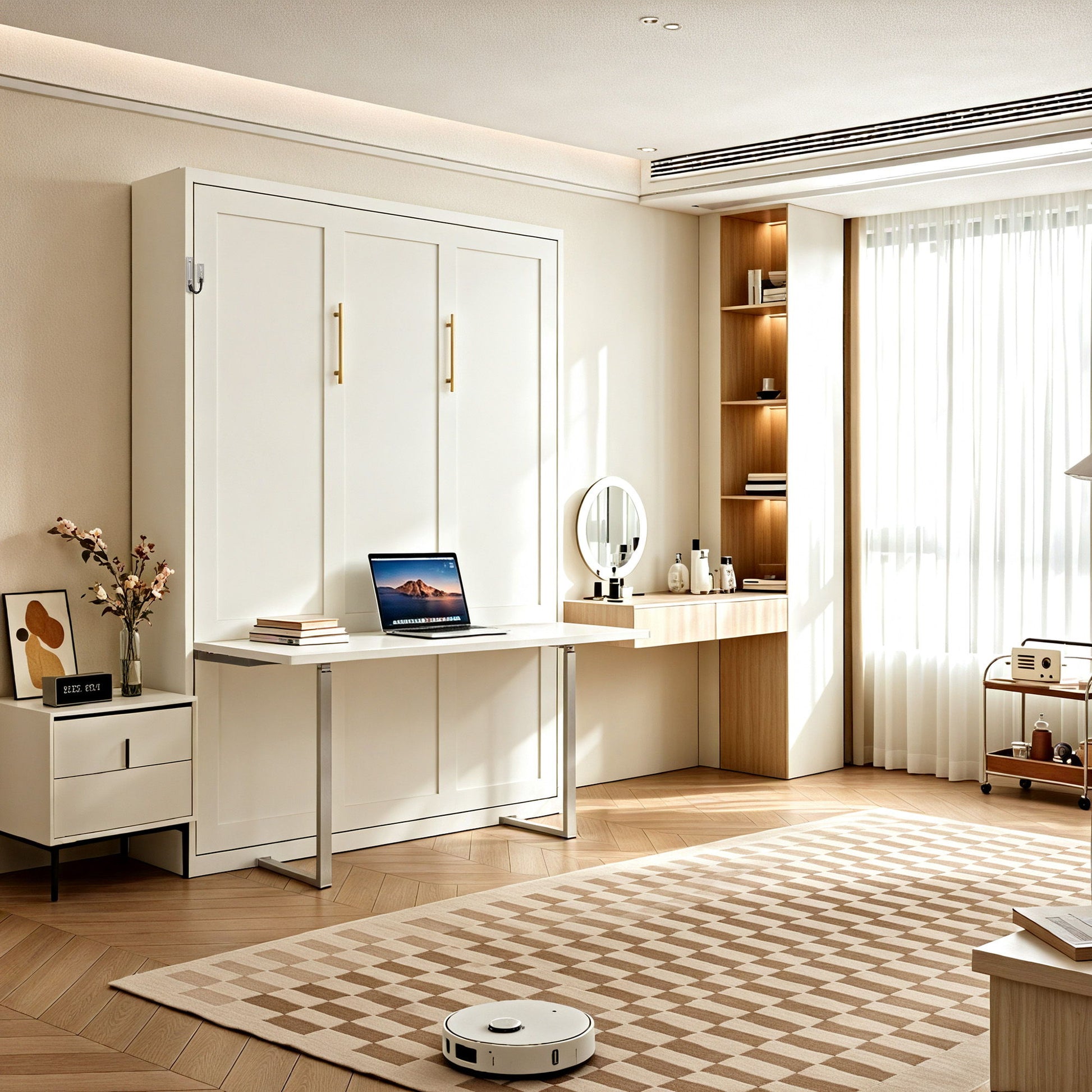Folding Vertical Murphy Wall Bed - The Sleep Loft - Online Mattress Showroom NYC