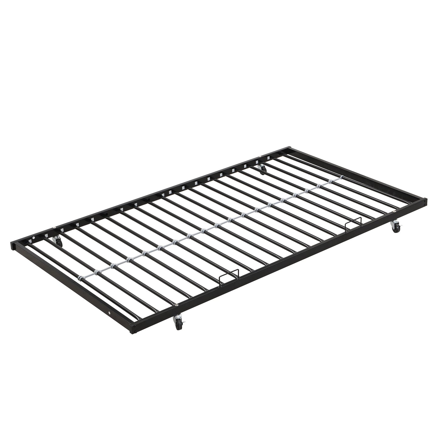 Modern Metal Bunk Bed With Side Ladders And Guardrail - The Sleep Loft - Online Mattress Showroom NYC