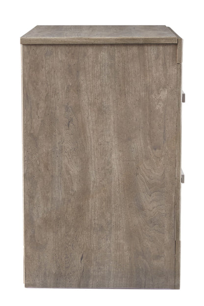 Culverbach - Two Drawer Night Stand - Gray - The Sleep Loft - Online Mattress Showroom NYC