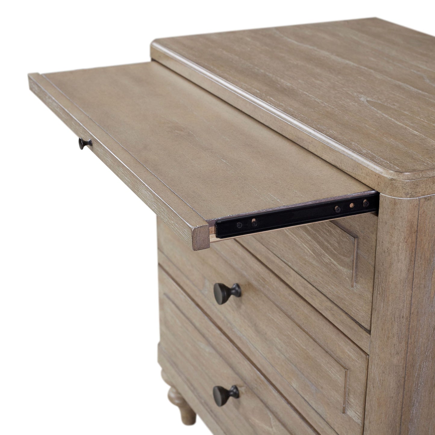 3 Drawer Nightstand - Sand - The Sleep Loft - Online Mattress Showroom NYC