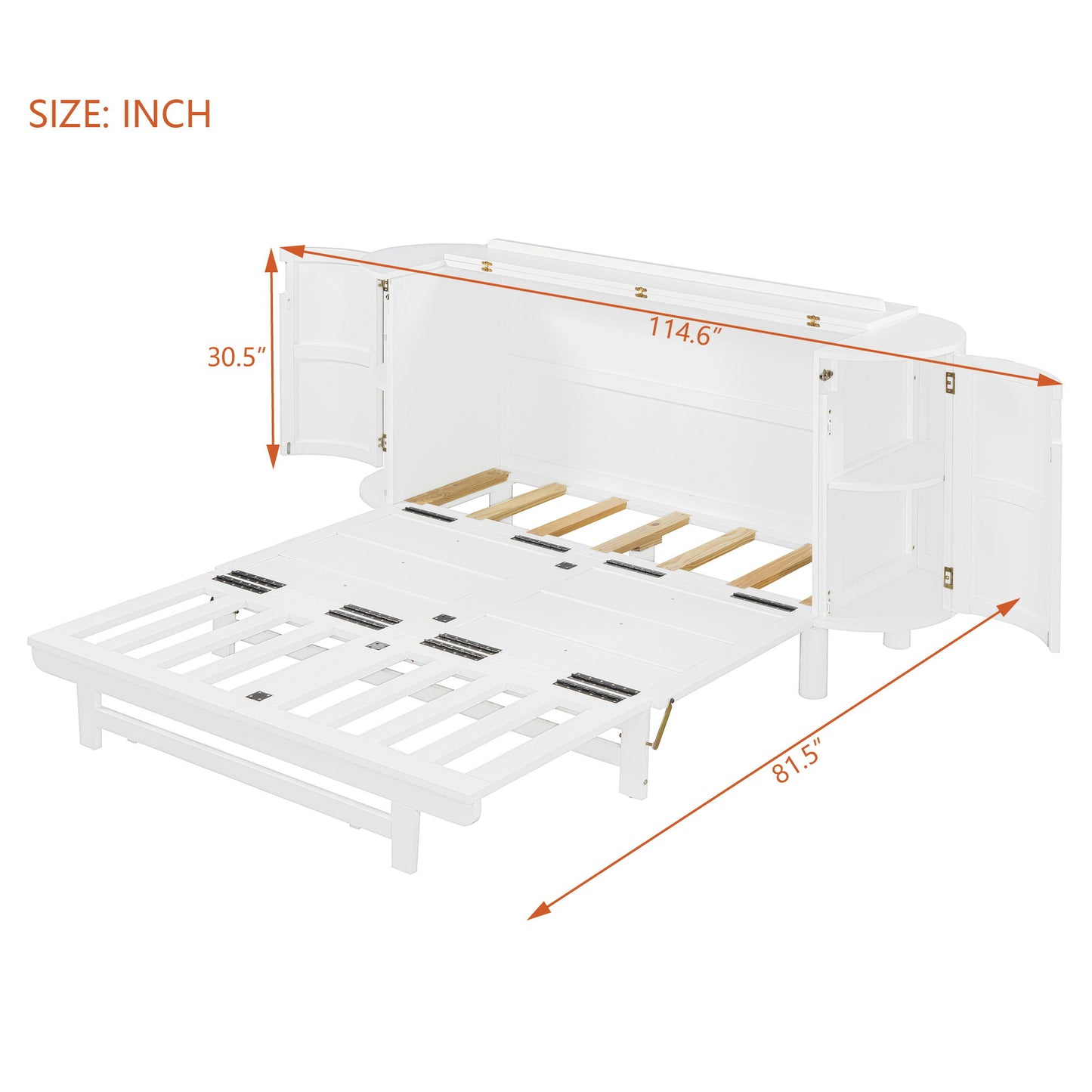 Murphy Bed With Hidden Storage & Modern Woven Design - The Sleep Loft - Online Mattress Showroom NYC