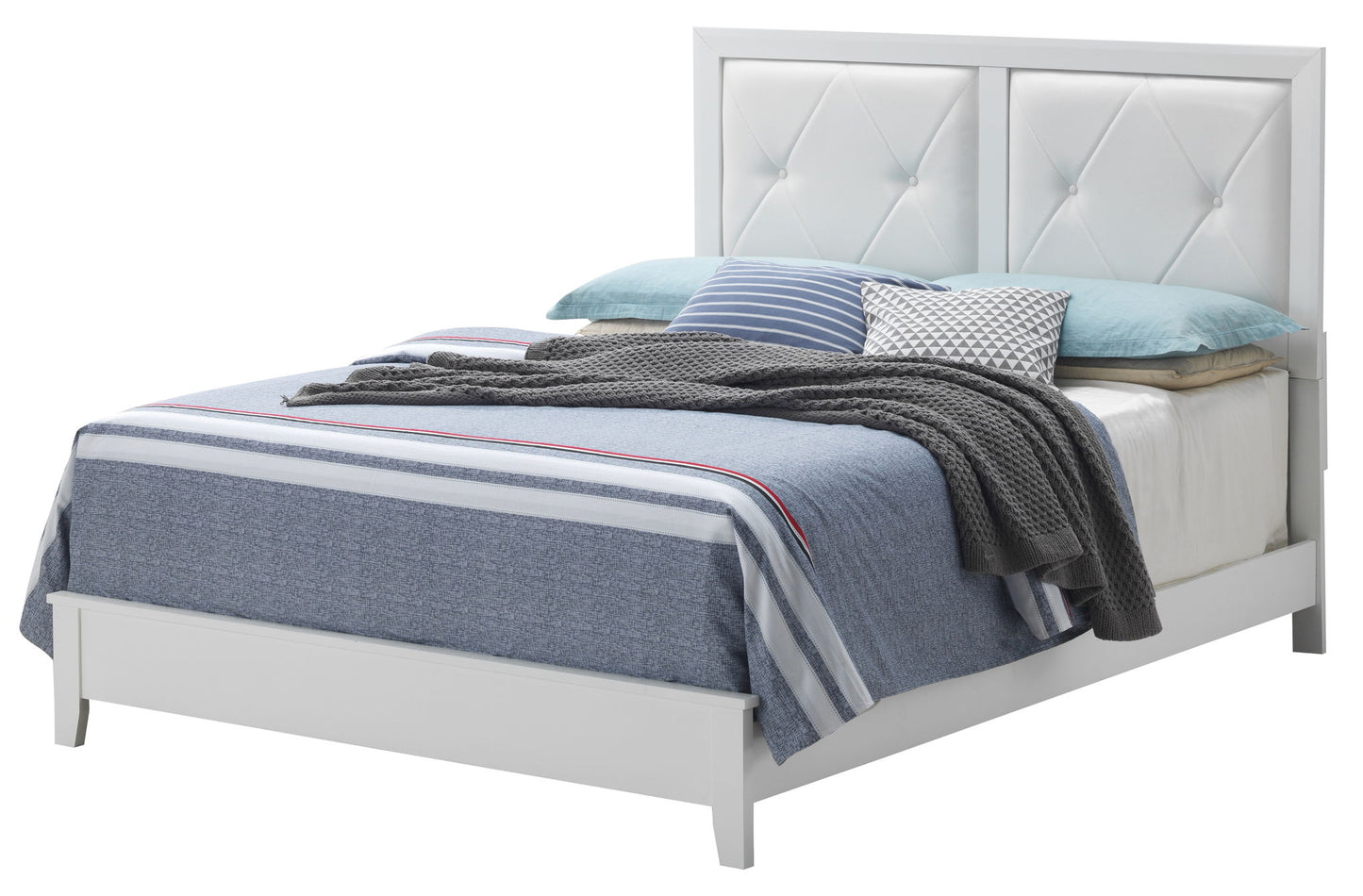 Padded Headboard Bed - The Sleep Loft - Online Mattress Showroom NYC