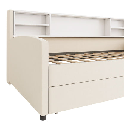 Luxurious Upholstered Platform Bed With Storage Drawers - The Sleep Loft - Online Mattress Showroom NYC